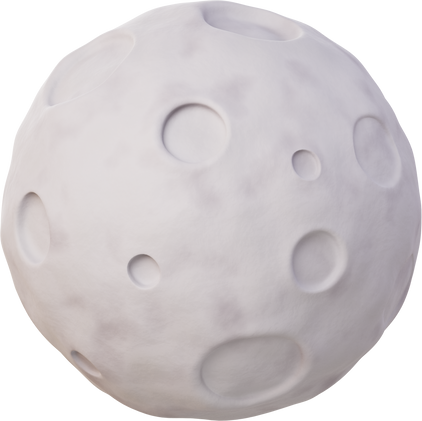 Full Moon 3d Icon